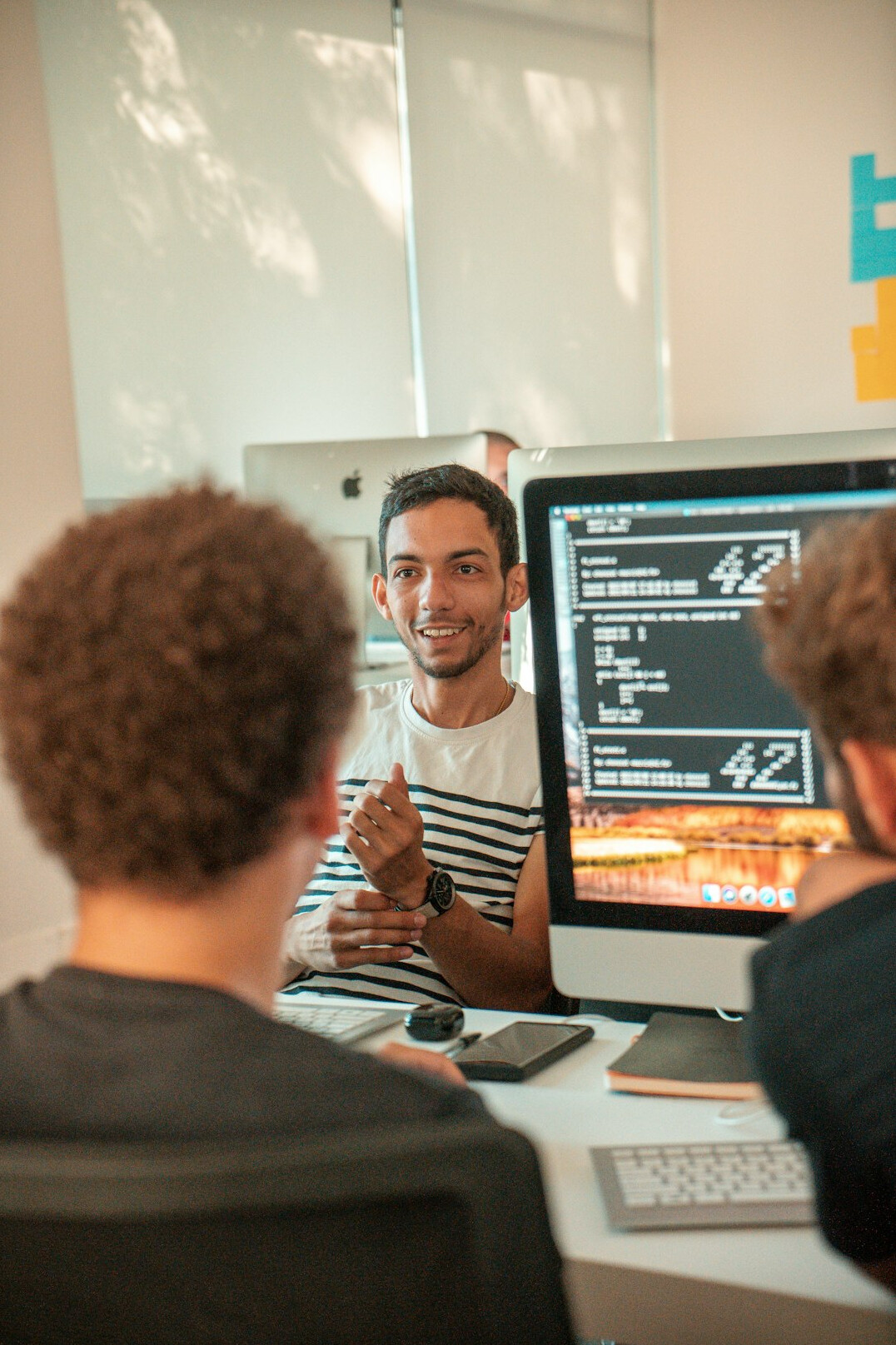 slovenian students in programming class